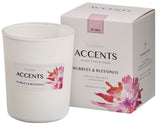 Glass Filled Scented Candle 92/76 - Bubbles & Blessings