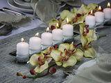 Bolsius White Pillar Candle (Pack of 12) - 80mm x 60mm