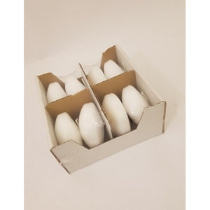 Large White Floating Candles 80mm (Pack of 8)
